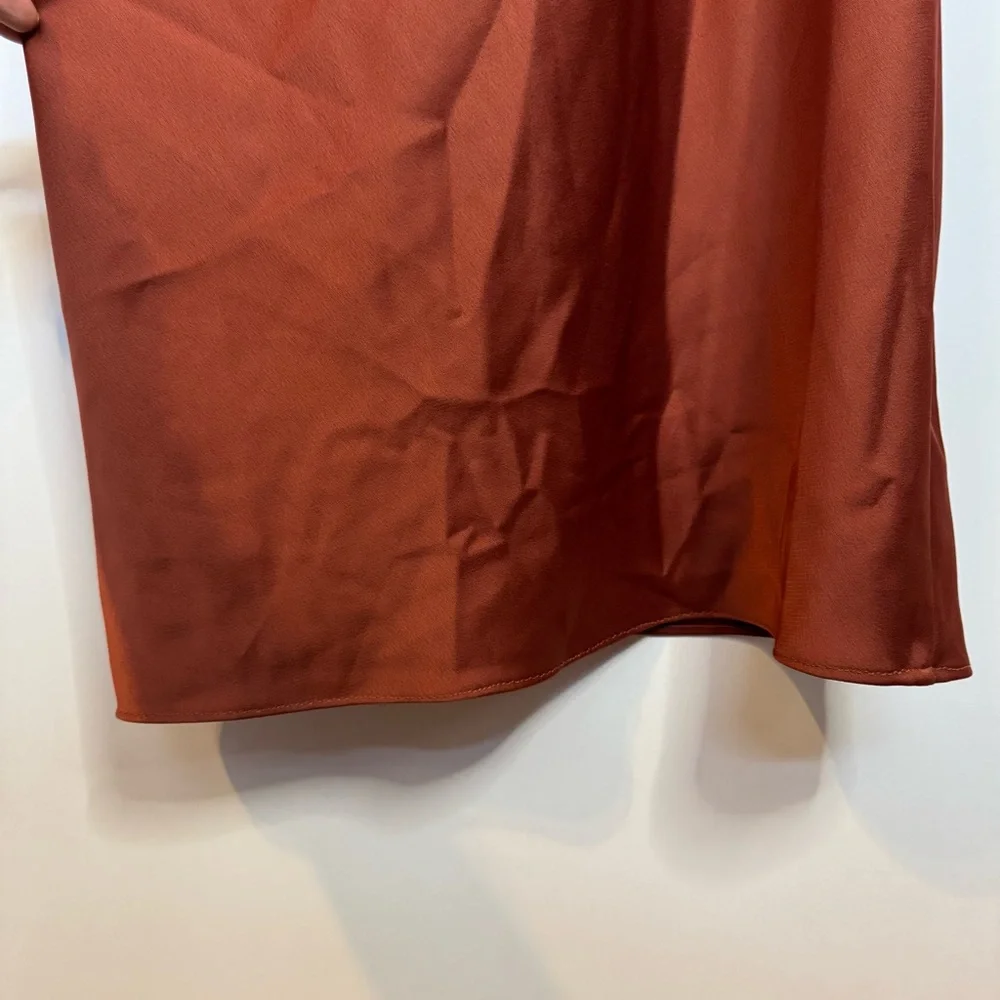 BHLDN Dylan One-Shoulder Satin Side-Slit Gown - Picture 12 of 16